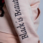 Beige “Black is beauty” Sweatsuit