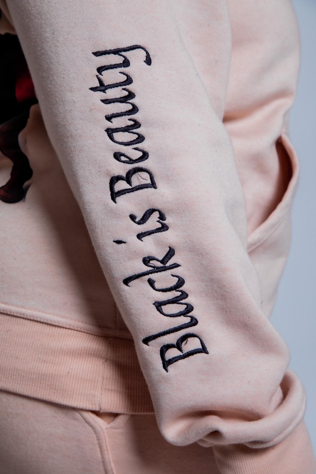 Beige “Black is beauty” Sweatsuit